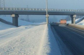 На трассе Кунгур-Соликамск почти на 100 процентов готов новый путепровод длиной 77,8 метров